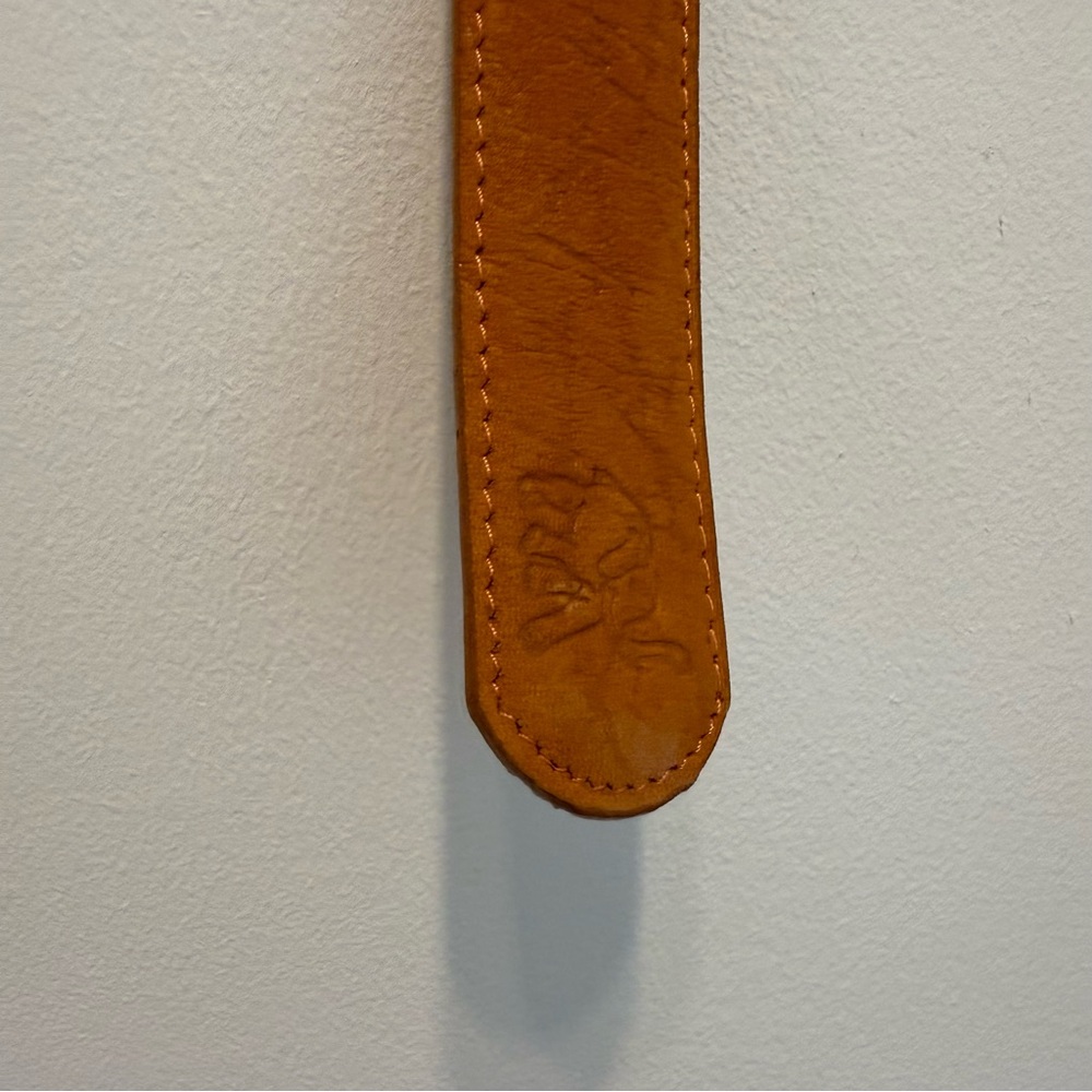 Genuine Leather CONI COCCI belt made in Italy NO HOLES? - Picture 7 of 8